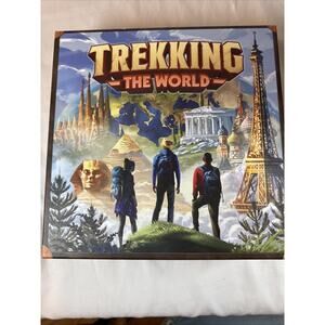 Trekking The World Board Game Underdog Games Complete Open Box